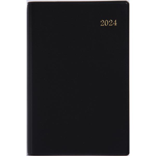 高橋書店 手帳 2024年 ウィークリー ビジネス手帳 小型版 3 黒 No.141 (2023年 ...