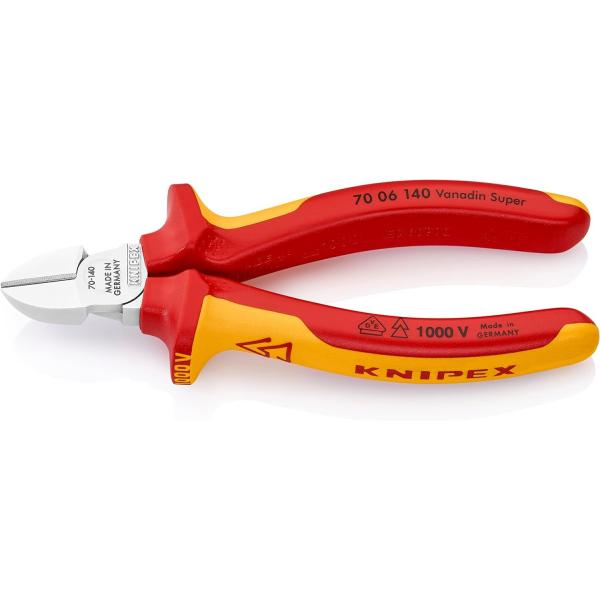 クニペックス KNIPEX 7006-140 絶縁斜ニッパー 1000V (SB)