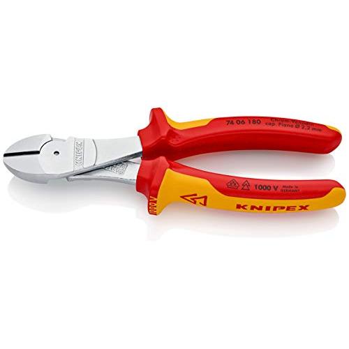 KNIPEX(クニペックス) 絶縁1000V強力型ニッパー 180mm 7406180
