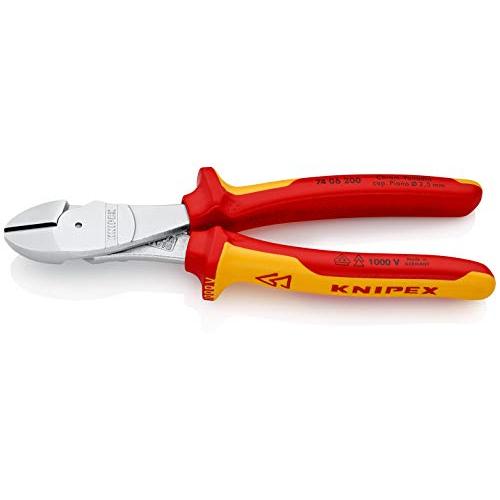 KNIPEX(クニペックス) 絶縁1000V強力型ニッパー 200mm 7406200
