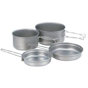 Snow Peak Personal Cookerset titanium グレー｜goodzero