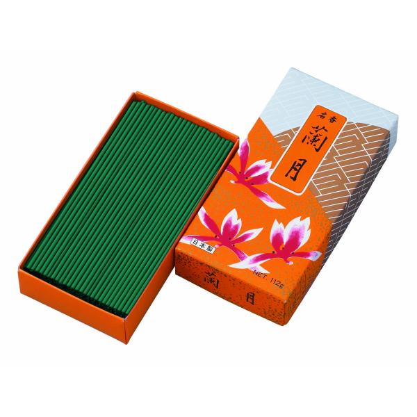 孔官堂のお線香 蘭月 バラ詰 約112g #D-302