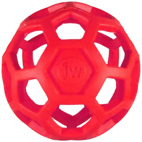 JW Pet Company 犬用おもちゃ 小型犬 ホーリーローラーボール レッド ミニ