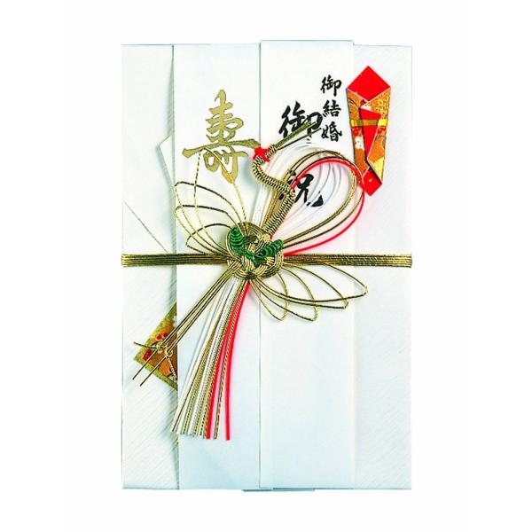 マルアイ 祝儀袋 結婚式 デザイン 和風 大金 鶴 寿 1枚 キ-409