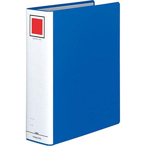 コクヨ ファイル パイプ式ファイル A4 2穴 700枚収容 青 フ-E670B