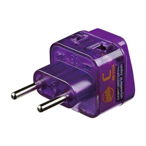 ROAD WARRIOR(ロードウォーリア) 海外用電源形状変換プラグ エレプラグW (Cタイプ・ ...