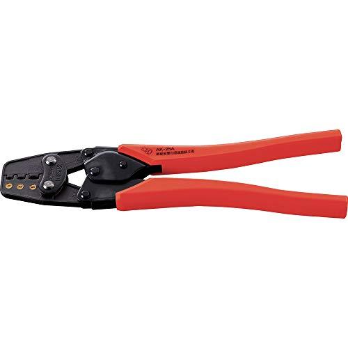 ロブテックス 絶縁被覆付閉端接続子用圧着工具 使用範囲CE1・2・5 AK25A