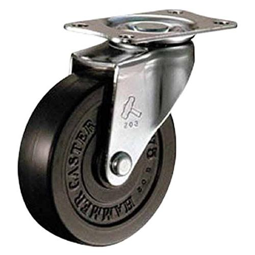 ハンマーキャスター(Hammer Caster) 旋回式ゴム車輪 75mm 420E-R75