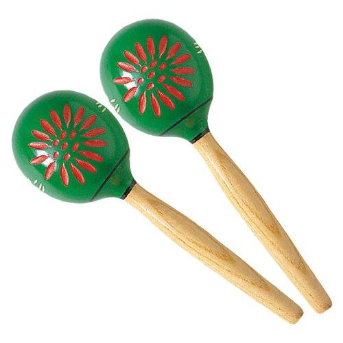 KC マラカス 丸形 直径85mm KMA-3000/GR グリーン (2本1組)