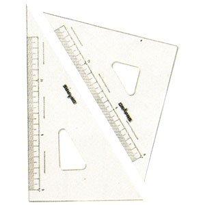 DRAPAS ドラパス 三角定規 目盛付 2mm厚 30cm 13124