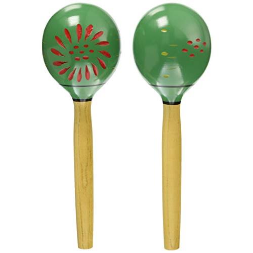 KC マラカス 丸形 直径97mm KMA-3500/GR グリーン (2本1組)