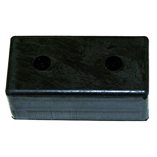 和気産業 当りブロック 黒 縦40X横80X高さ30mm トラック 荷台扉 アオリ止め NO.4