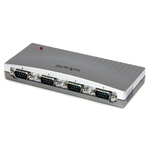 StarTech.com 4ポート USB-RS232C変換ハブ USB2.0-シリアル (x 4)...