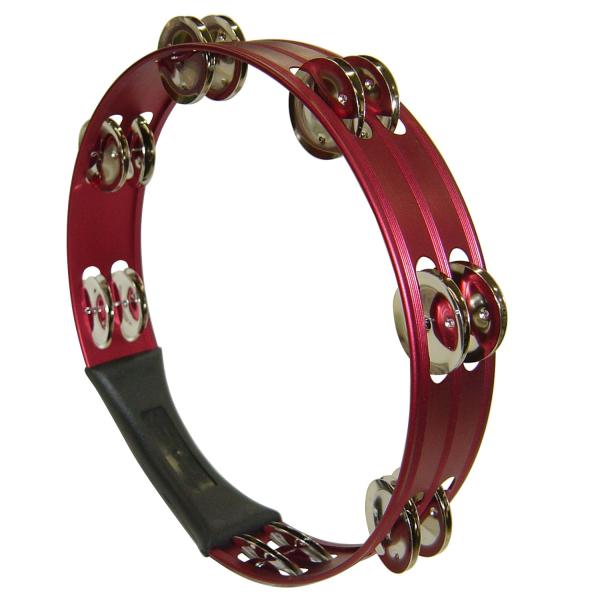 キクタニ タンバリン アルミ製 10インチ(直径 約25cm) MM-14H レッド