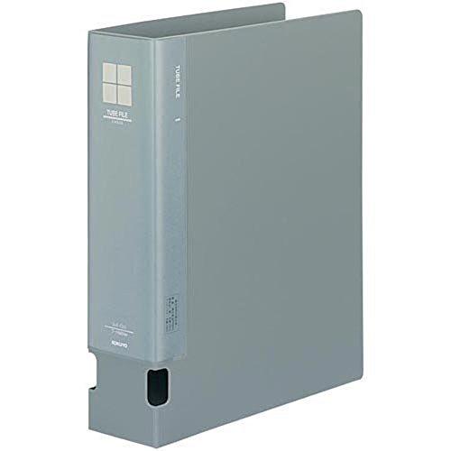 コクヨ パイプ式ファイル 発泡PPシート表紙 A4 2穴 600枚収容 グレー フ-F660NM