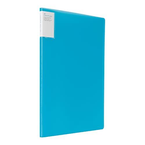 コクヨ ファイル クリアファイル キャリーオール 固定式 背ポケット A3 20ポケット 青 ラ-5...