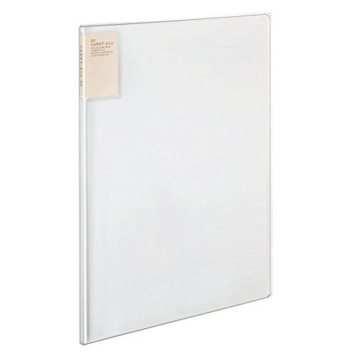 コクヨ ファイル クリアファイル キャリーオール 固定式 背ポケット B4 20ポケット 透明 ラ-...