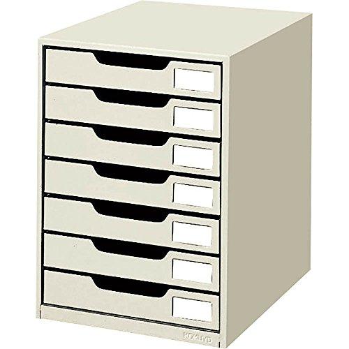 コクヨ レターケース スチール引き出し A4縦 片引 7段 LC-7M