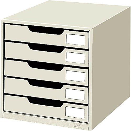 コクヨ レターケース スチール引き出し A4縦 両引 5段 LC-15M