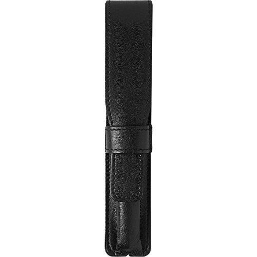 呉竹 ペンケース 万年毛筆 専用 本革 黒 黒色 FAQ148-999