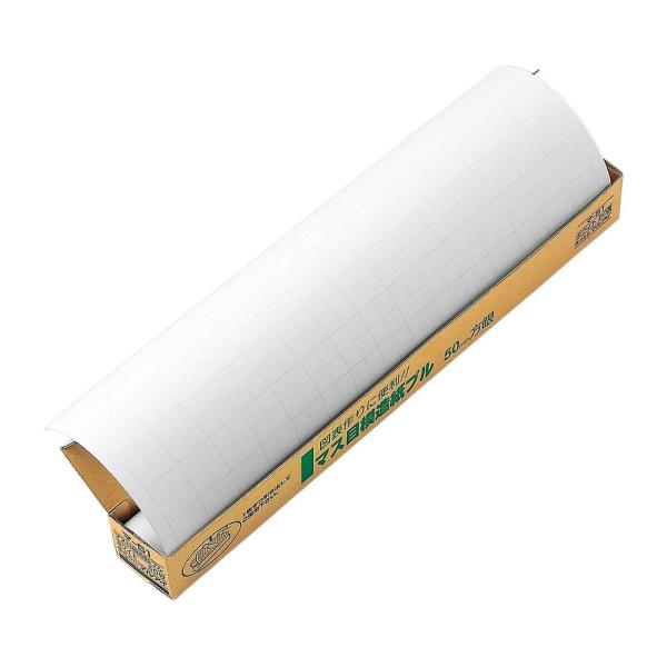 マルアイ 模造紙 白 大判 マス目 50mm 方眼紙 788mm幅 50枚 マ-51X50P