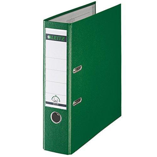 LEITZ ライツ レバーアーチファイル A4 背幅 81mm 2穴 600枚収納 グリーン 101...