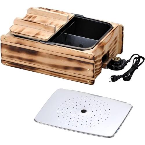 杉山金属 おでん鍋 煮魚 フッ素樹脂加工 日本製 電気 ふるさとのれん 1台5役 KS-2539