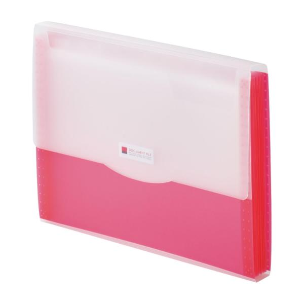 リヒトラブ ドキュメントファイル A4 レッド G5610-3