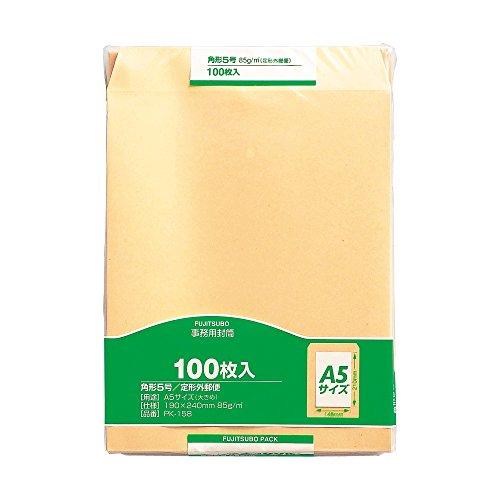 マルアイ 封筒 A5 角形5号 角5 茶封筒 クラフト封筒 100枚 PK-158