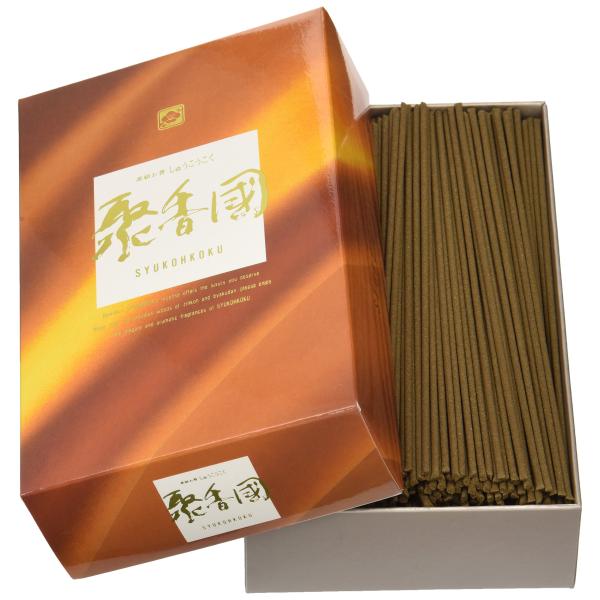 好文木 梅栄堂のお線香 聚香国 短寸 大型バラ詰