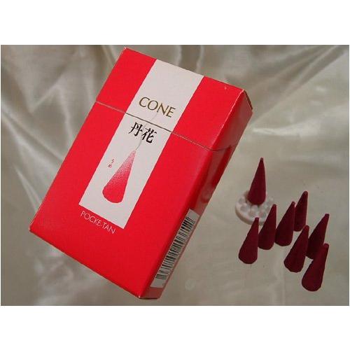 香源 大発のお香 ポケット丹花(ポケタン) コーン 梅 #PK-2