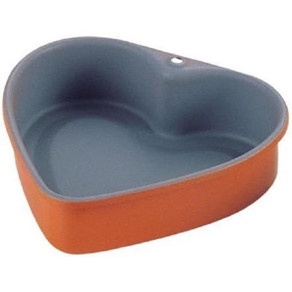 霜鳥製作所 トッピングオレンジ ハートケーキ型 中 日本製 B-113