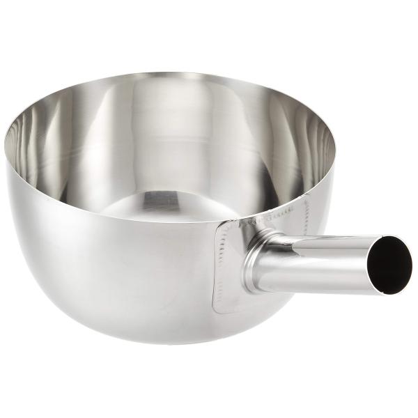 遠藤商事 業務用 ひしゃく 18cm 18-8ステンレス 日本製 AHS02018