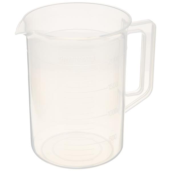 サンプラテック(SANPLATEC) 手付ビーカー1031 2L プラスチックポリプロピレン樹脂 日...