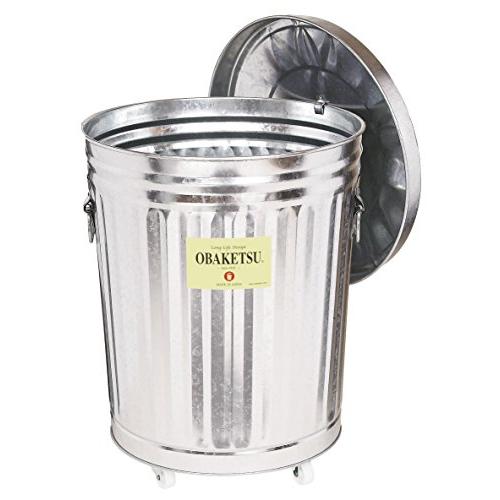 渡辺金属工業 オバケツKM35キャスター付 388 トタン材