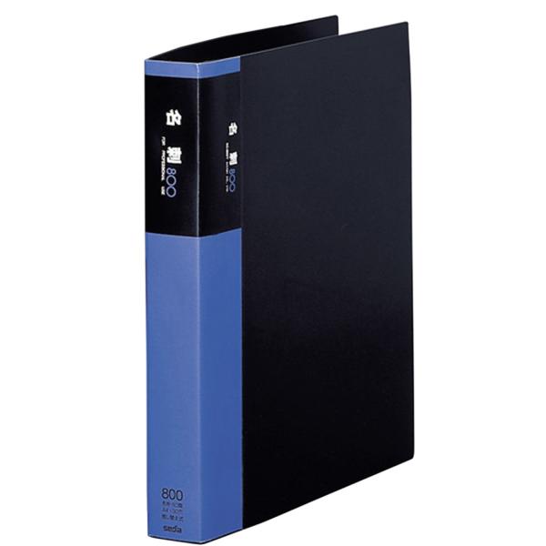 セキセイ 名刺ホルダー A4-S ヨコ入れ 800名用 XC-800Y-00