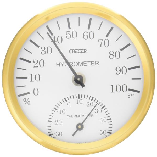 クレセル 温度計・湿度計 CR-101W