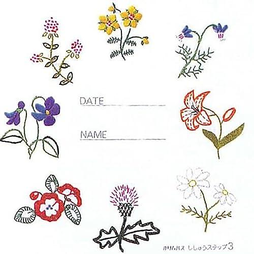 オリムパス製絲 フランスししゅうキット/基本縫ししゅうステップ・３