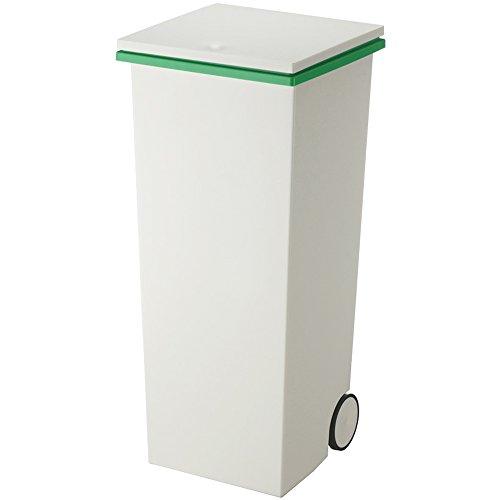 I'mD (アイムディ) ゴミ箱 Kcud クード スクエア プッシュタイプ Wグリーン 23L K...
