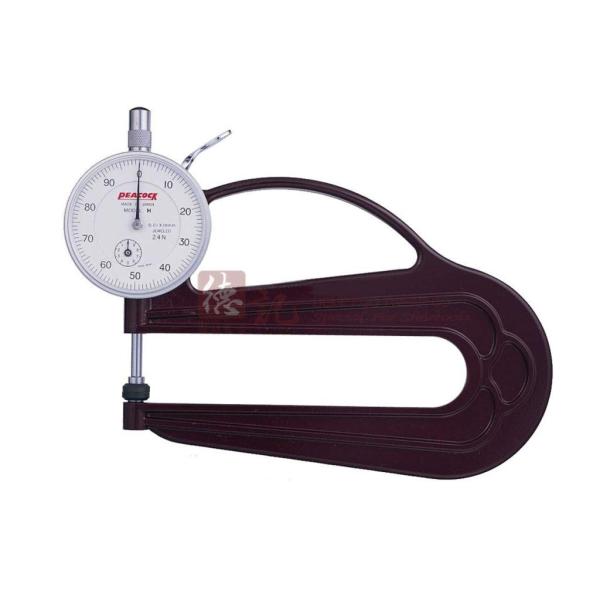 PEACOCK（尾崎製作所） 用途別 ダイヤルシックネスゲージ (厚み測定器) 0.01mmタイプ ...