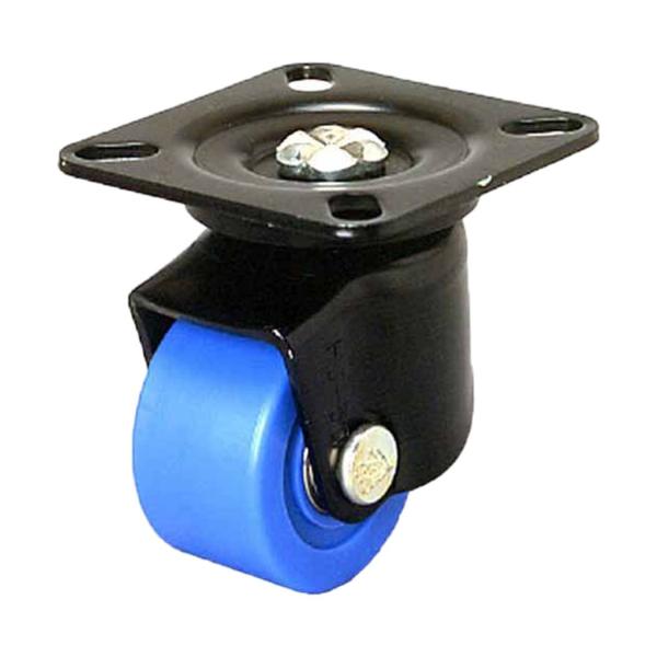シシク 低床重荷重用キャスター 自在 50径 MC車輪 黒 HJ50MC