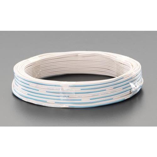 0.8mm/2芯/20m ベルコード(単線 白) EA940AB-2