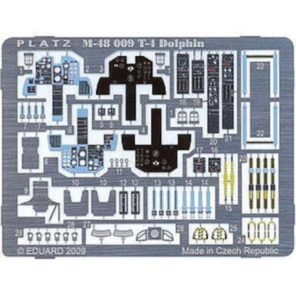 プラッツ 1/48 航空自衛隊 T-4用 エッチングパーツ (リニューアル) プラモデル用パーツ M...