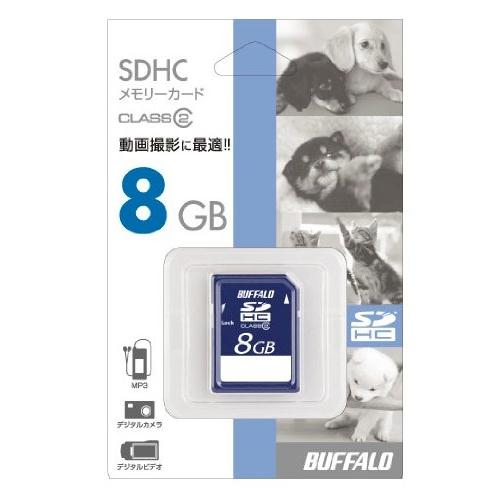 BUFFALO Class2 SDカード8GB MB-RSDC-8GB2