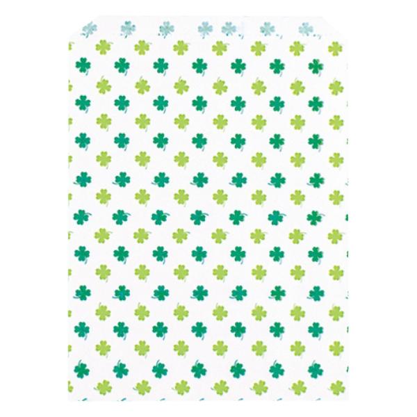 カクケイ 袋工房 紙平袋 クローバー2号 100枚パック 180×235 フ-904