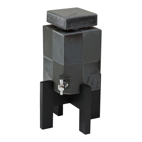 Hogdseirrs ヤマキイカイ 黒市松焼酎サーバー 3L (台付39cm) M1702