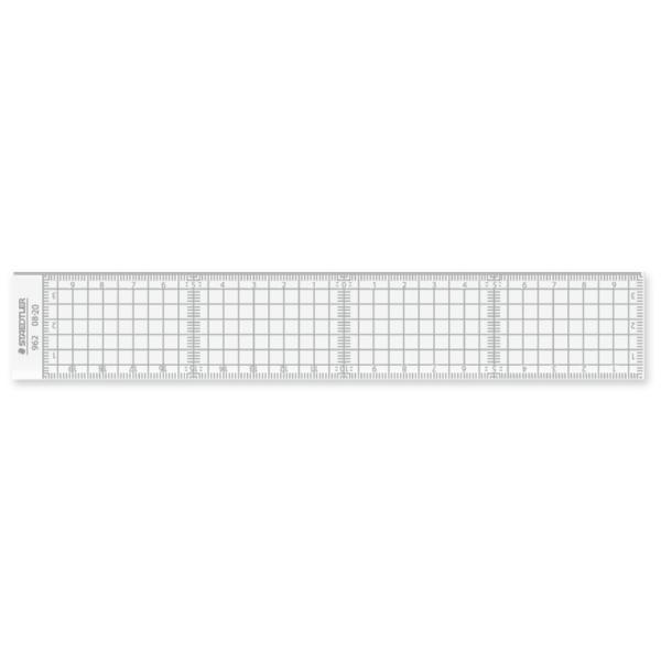 ステッドラー(STAEDTLER) 定規 方眼 カッティング 20cm 962 08-20