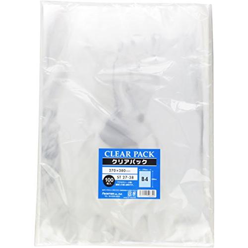 カクケイ OPP袋 クリアパック テープ無し 30μ 100枚 ST27-38