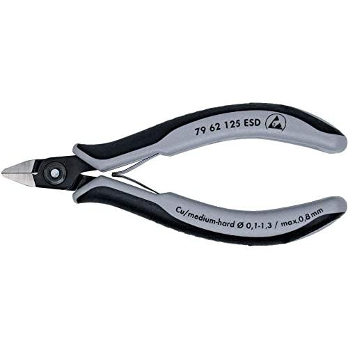 クニペックス KNIPEX 7962-125ESD エレクトロニクスニッパー