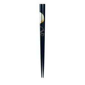 一双 箸 輪島塗 宵待月 日本製 漆 天然木 22.5cm